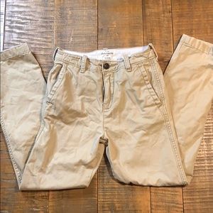 Boys Abercrombie 12 Slim Khaki pants